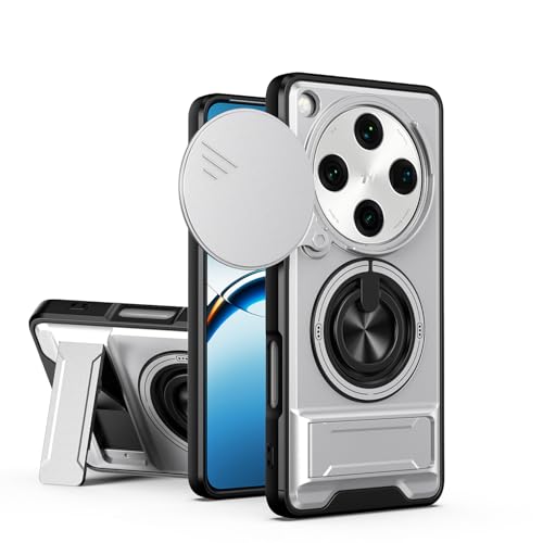 Case �Ή��@�� for Oppo Find X8 Pro, �Ή��@�� for Oppo Find X8 Pro ���C�f���A���X�^���h�t���X�}�z�P�[�X Silver