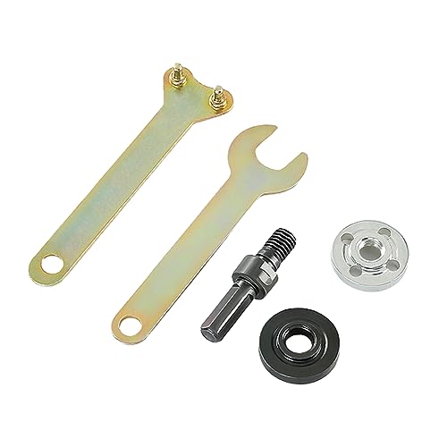 Electric Drill Conversion AnglesGrinder Connecting Rod Compatible For Cutting Disc Polishing Wheel Handle Holder Adapter Metal Connecting Rod Easy To Use Thickened Wrench Long Service Life Easy Rod