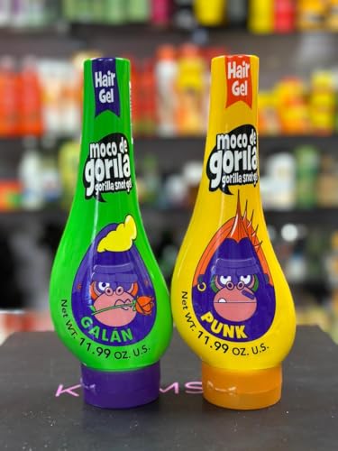 Moco De Gorilla Snot Gel Sport, Green + Punk (Pack of 2)