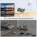 Wireless Charger for iPhone, KU XIU 3 in 1 Travel Charging Station for iPhone 17/16/15/14/13/12 Series, 5W Foldable Charger for Apple Watch10/9/8/7/6/5/4/3/SE, for Airpods 4/3/2/Pro