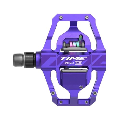 Time Speciale 10 Pedals Aluminum 9/16 Purple Large