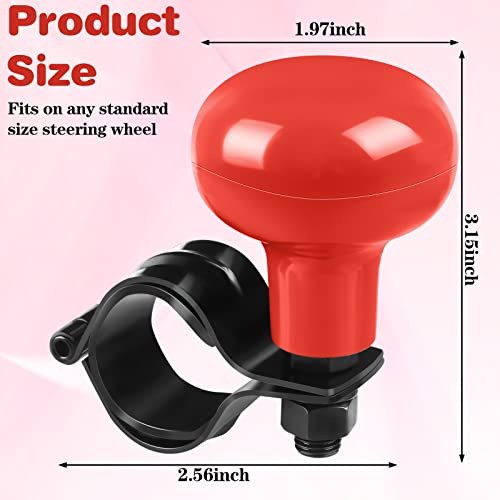 3 Pcs Car Steering Wheel Knob Premium Quality Power Handles Woodgrain Steering Wheel Spinner Booster Easy Turn Steering Ball Knob Steering Knob For Vehicles Car Truck Van Forklift Mower Tractor #TOP1