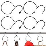 Juego de 4 Perchas Multiusos para Armario, Organizador de Cinturones y Bufandas...