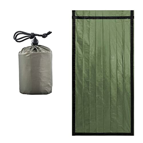 HWGING Sac de survie d'urgence - Sac de survie - Sac de premiers secours - Imperméable - Ultra léger - Résistant à la chaleur - Protection contre le froid - Pour l'extérieur, le camping, la randonnée Cover