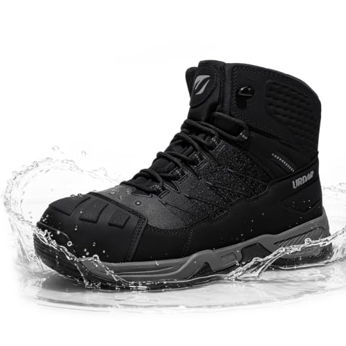 Image of LARNMERN PRO Men's Work Boots Safety Boots Steel Toe Cap Trainers 10.5 UK
