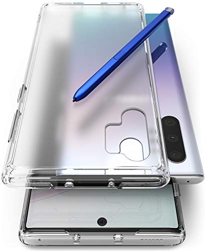 Ringke Fusion No-Smudge Matte Case Made for Both Galaxy Note 10 Plus and Galaxy Note 10 Plus 5G, Anti Fingerprint Frost PC Case for Galaxy Note 10+ (2019) - Translucent