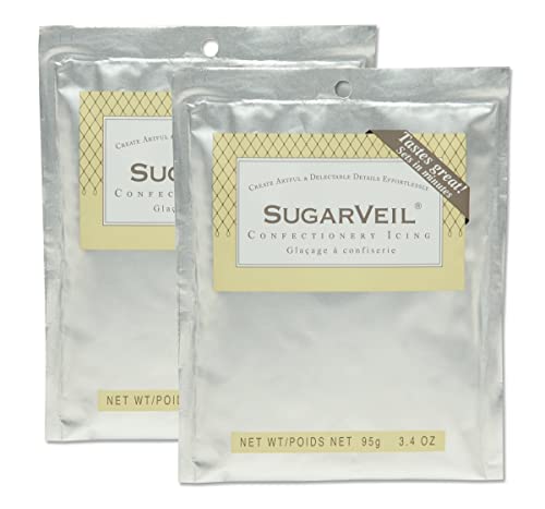 SugarVeil® 2-pack of 3.4 oz SugarVeil Confectionery Icing