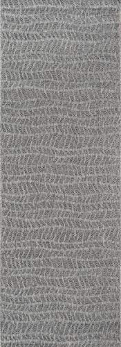 Novogratz by Momeni Villa Emilia Indoor Outdoor Area Rug, 2' X 10' Runner, Grey