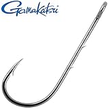 Gamakatsu Single Hook 31 - Angelhaken für Cheburashka Rig, Haken für Gummifische & Jigs, Jighaken für Gummiköder, Einzelhaken, Größe/Packungsinhalt:Gr. 4-6 Stück