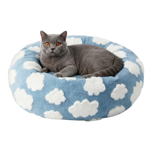 Cama de cojín para mascotas - de almohada para gatos, colchón suave de felpa, diseño cómodo, tejido lavable a máquina, lugar de dormir de invierno para perros, , cachorros, cham