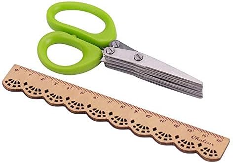 Kitchen Scissors Kitchen Shears 1PC Multi Layers Stainless Steel Knives Multi-Layers Scallion Cutter Herb