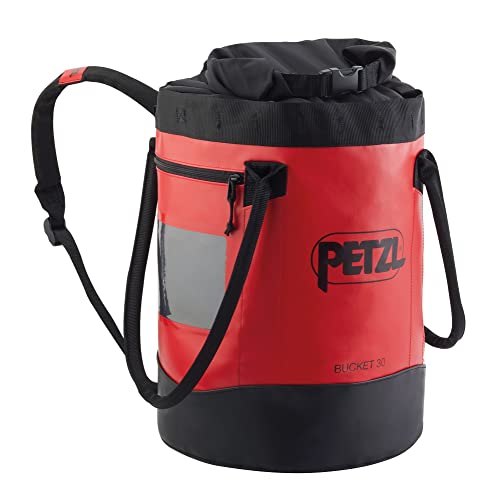 BUCKET - MOCHILA 30 LITROS, VERMELHA E PRETA