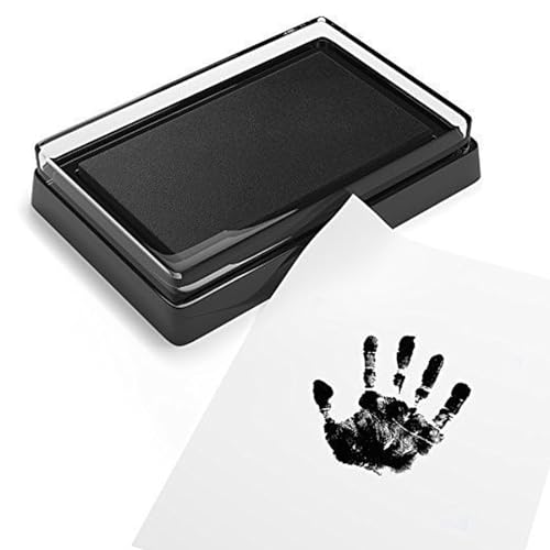 Kit di Stampa per Zampa di Gatto e Cane con Inchiostro Sicuro per Animali Domestici Pad d'Inchiostro di Stampa per Zampe come Regali Commemorativi per Cuccioli Amichevoli, Inchiostro Nero