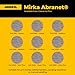 Mirka Abranet Sanding Mesh Discs - 320 Grit - 5 Inch Hook and Loop Sanding Discs - Mesh Sandpaper for Dust-Free Sanding for Wood, Metal, Automotive, and Furniture Finishing - 50 Pcs