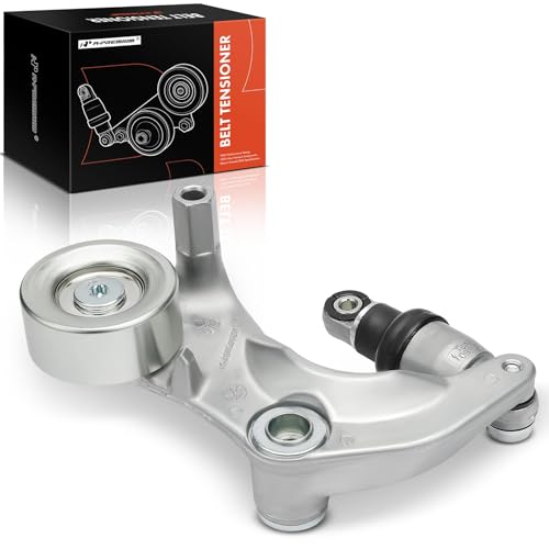 Image of A-Premium Belt Tensioner Assembly with Pulley Compatible with Honda Civic 2007 2008 2009 2010 2011 1.8L, Replace# 31170RWK005, 31170RWK015
