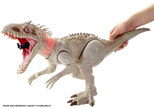 Jurassic World Destroy ‘N Devour Indominus Rex With Chomping Mouth, Slashing Arms, Lights & Realistic Sounds, Swallows 3 Human Action Figures #TOP4