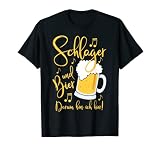 Schlager und Bier Darum bin ich hier Festival T-Shirt