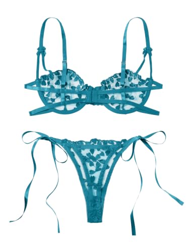 Image of Lilosy Sexy Lingerie Set 2 Piece Women Bra and Panty