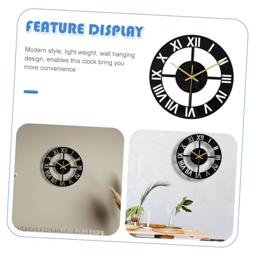 Horloge créative Zerodeko pour redonner vie aux murs vides du salon - 4