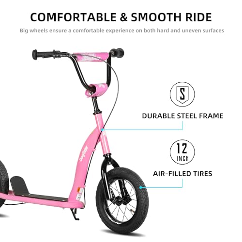 JOYSTAR 12-Inch Big Wheel Scooter