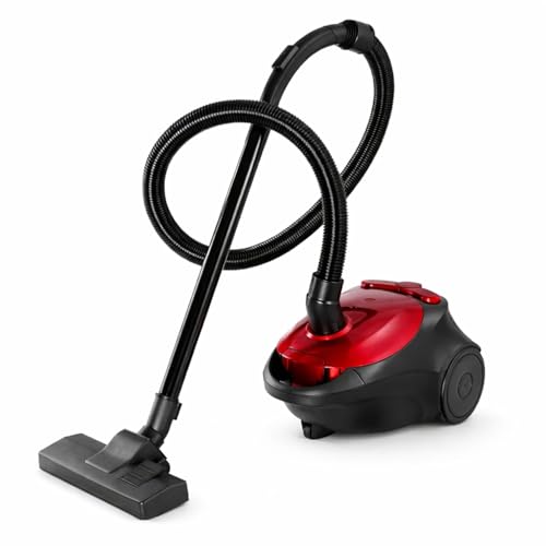 Image of Eureka Jazz High Power Vacuum Cleaner for Home /Office /Car | 1200W Strong Suction | 1.5L Dust Capacity | Automatic Cord Rewind | 360 Swivel Wheels | Compact with Flexible Hose & Floor Brush