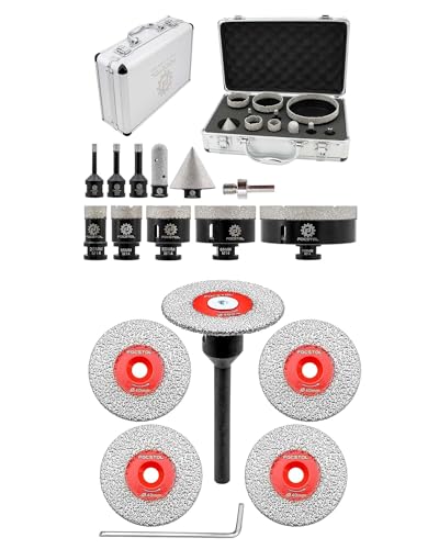 Disque a tronconner carrelage 40mm et scie cloche diamant avec fraise