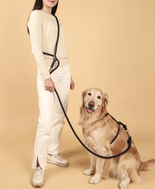 Amazon | ハンズフリーリード 【HOZI】 韓国ブランド ロープ 散歩