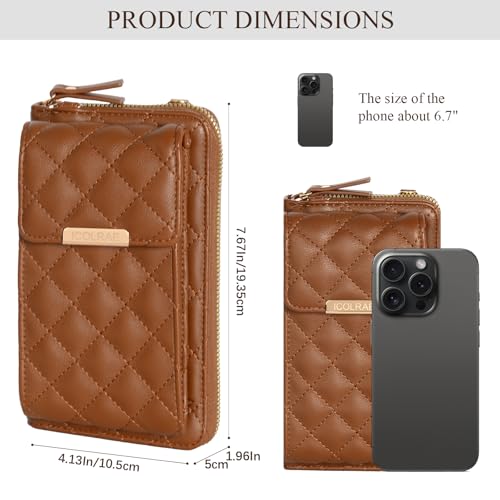 Small Crossbody Bags for Women Trendy Cell Phone Purse Vegan Leather Wallet with Credit Card Slots2