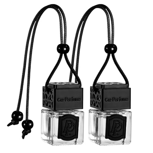 Luxury Perfume Scented Car Air Freshener for Summer - Hanging Essential Oil Diffuser with 90-Day Long-Lasting Fragrance, Non-Toxic & Eco, Premium Gift for Men/Women(Pacific Ocean Breeze, 2 x 8ml)