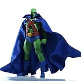 [no Figures] Maxbird Custom Cape for Mcfarlane Martian Manhunter Accessories Gifts (Blue)