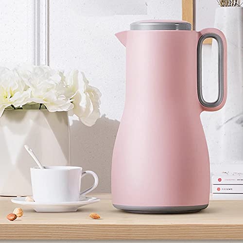 Twdyc Double Wall Glass Vacuum Thermoses Flask Pot Cup 1500Ml Large Capacity Coffee Insulated Thermal Hot Water Kettle Bottle (Color : Red) #TOP3