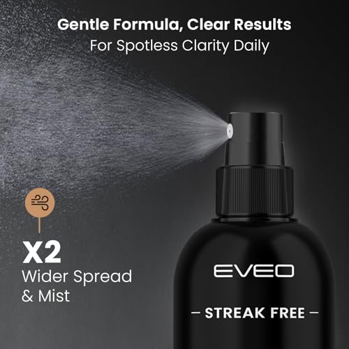 Eveo EYEGLASS CLEANER SPRAY No Streaks Technology With Microfiber Cleaning Cloth- Glasses Cleaning Kit - Glasses Cleaner Spray thumb #2