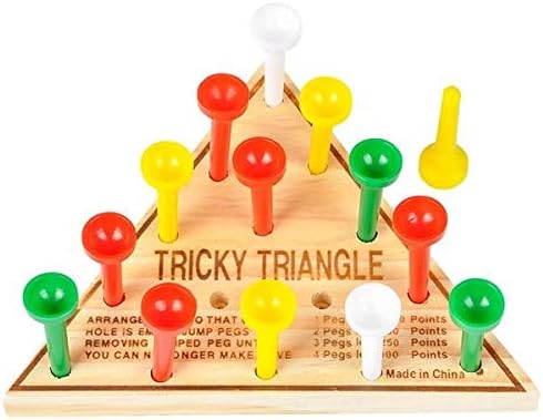 Rhode Island Novelty 4.5" Wooden Triangle Game