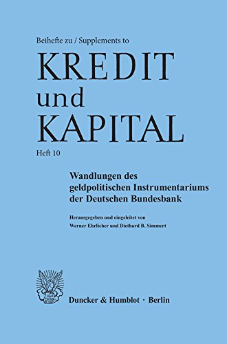 Wandlungen des geldpolitischen Instrumentariums der Deutschen Bundesbank