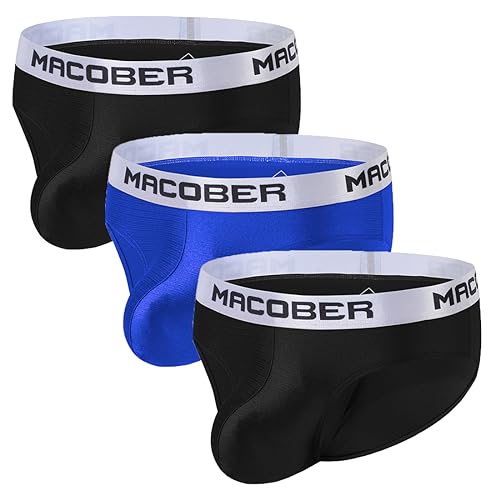 JINSHI Men’s Underwear Briefs,Shiny Ice Silk,Low Rise Bikini Briefs,Tag-free Briefs,Soft Underwear for Men