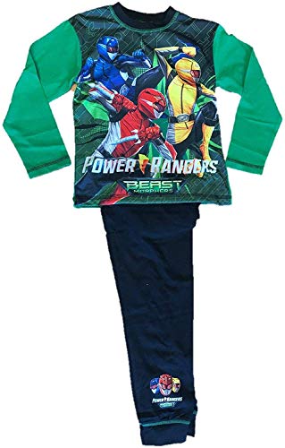 Preisvergleich Produktbild Power Rangers Beast Jungen Schlafanzug 7-8 Jahre