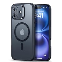ESR Cover per iPhone 16 (4 in 1 Set)，Custodia traslucida opaca con protezione dello schermo per...