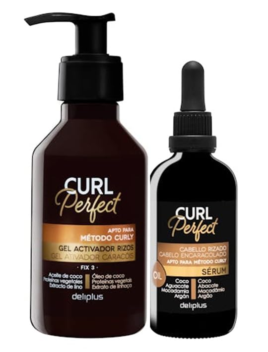 [Cuidado del Rizo] Pack Curl Perfect de 1 Sérum (100ml) + 1 Gel activador rizos (200ml) [coco, aguacate, argán, macadamia...]