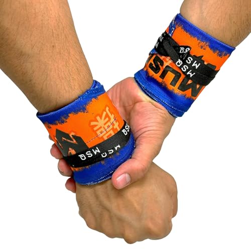 Image of Wrist Wraps for Calisthenics & Weightlifting - Heavy Duty Wrist Support & Stability (Thunderball)
