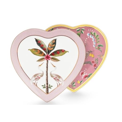 Pip Studio La Majorelle Herzformteller 21,5 cm Set2