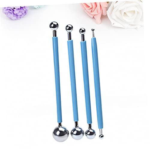 4 Moldes Esféricos para Pastel Herramienta Metal miniatura 5
