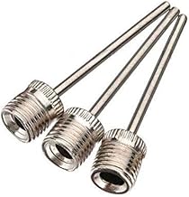 3 Pcs Inflating Metal Needle Pin Nozzle Basketball/Football Ball Air Pump