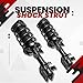 Struts Complete Assembly, Front Suspension Strut and Coil Spring for Porsche Cayenne 2011 2012 2013 2014 2015 2016 2017 2018 3.0L 3.6L V6 4.8L V8, for Porsche Cayenne 2016 4.2L V8