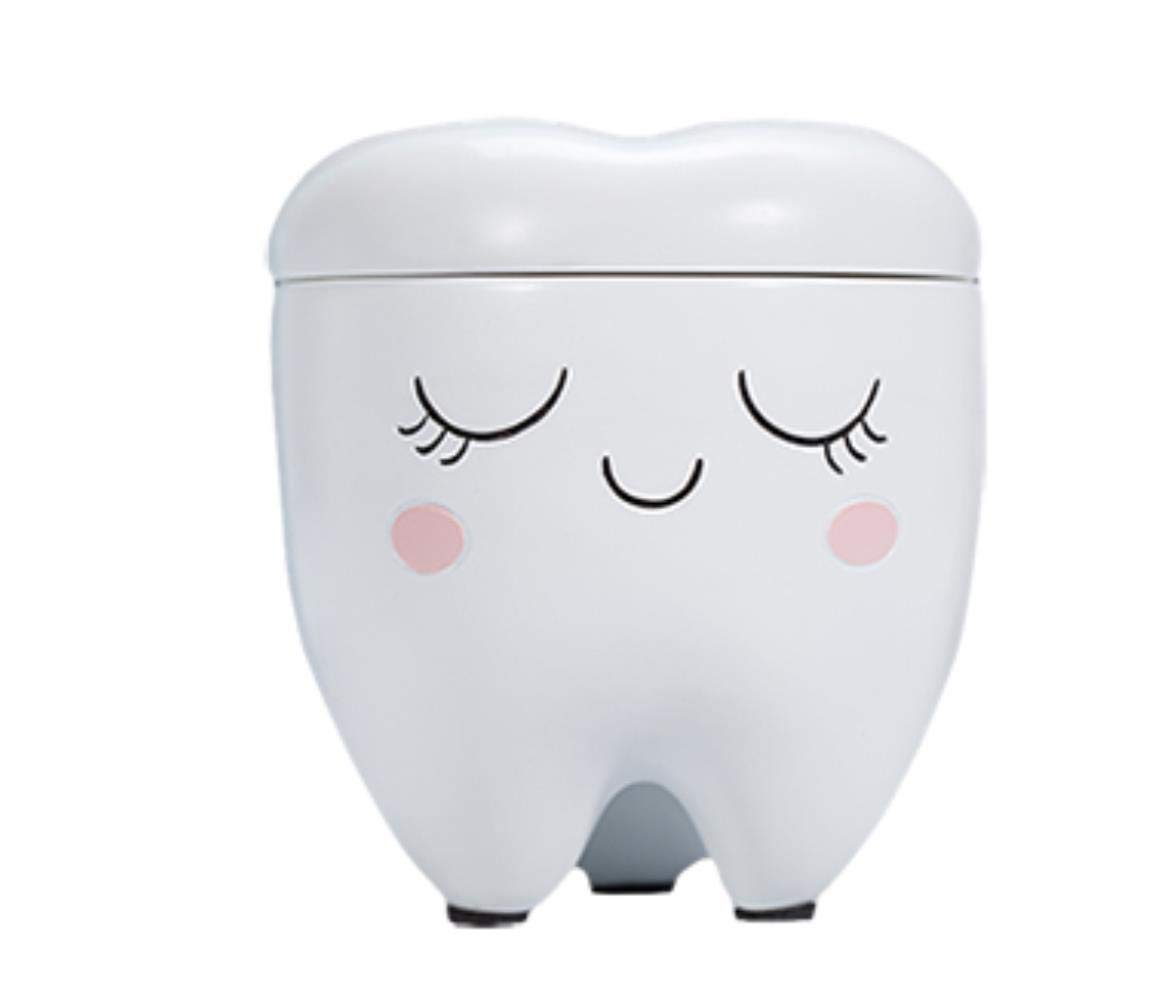 Swing around Newborn Baby Milk Storage Box for Girls And Boys Teeth Shape Design Tooth Storage Box Baby,1