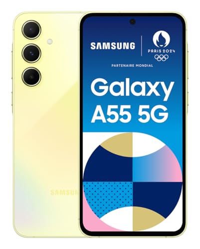 SAMSUNG Galaxy A55 5G Smartphone 128 GB Limette