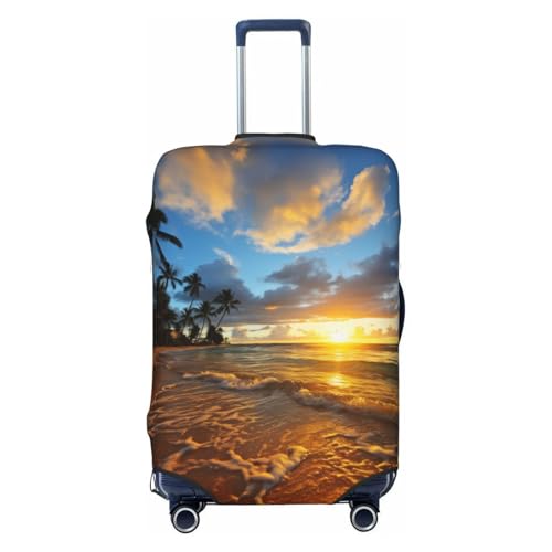 ocean beach Print Luggage Cover Suitcase Protector Anti-scratch Fits 18-32 Inch Trolley Case