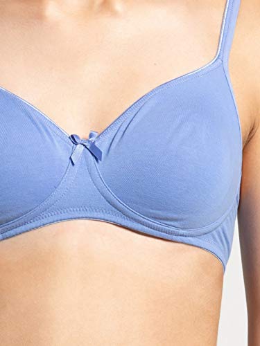 Image of Jockey 1722 Women Wirefree Non Padded Super Combed Cotton Elastane Stretch Medium Coverage Everyday Bra with Concealed Shaper Panel