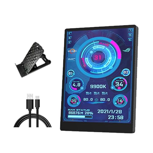 Image of 3.5Inch Type C Portable Secondary Display Dynamic Wide Viewing Small Monitor for Multifunction