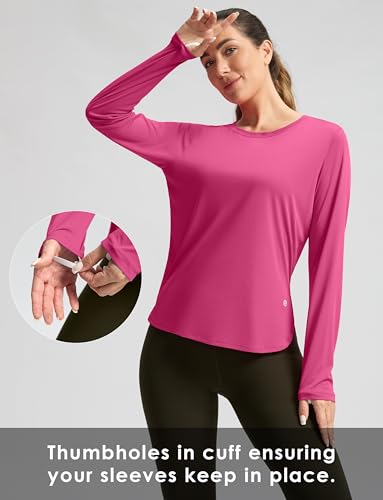 Image of Women's Sun Shirts UPF 50+ Long Sleeve UV Protection Shirt Lightweight Quick Dry Workout Hiking Tops for Women