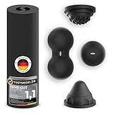 NEOLYMP Faszienrolle Set – 5-in-1 Massage-Set für Rücken, Nacken und Füße – EPP-Hartschaum, platzsparend in der Rolle verstaut – Triggerpunktmassage & Regeneration (Faszienrolle Set | 5 in 1)